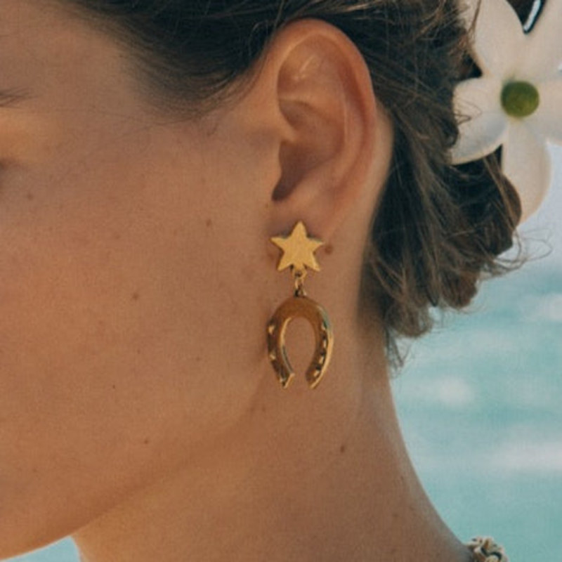 Thumbnail of Lucky Horseshoe Earrings image