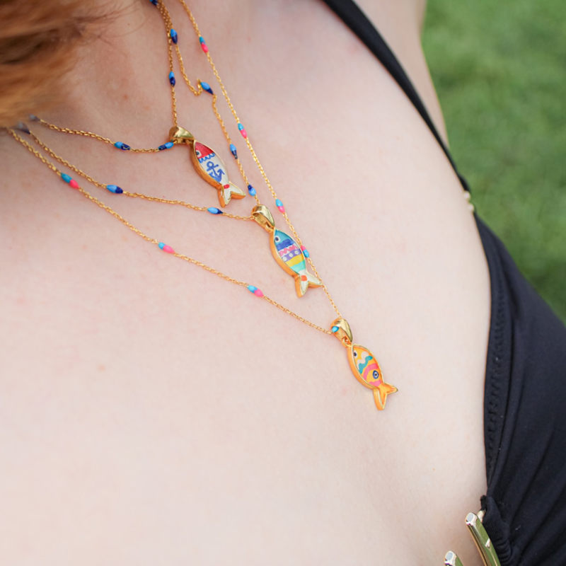Thumbnail of Lucky Fish Necklace image