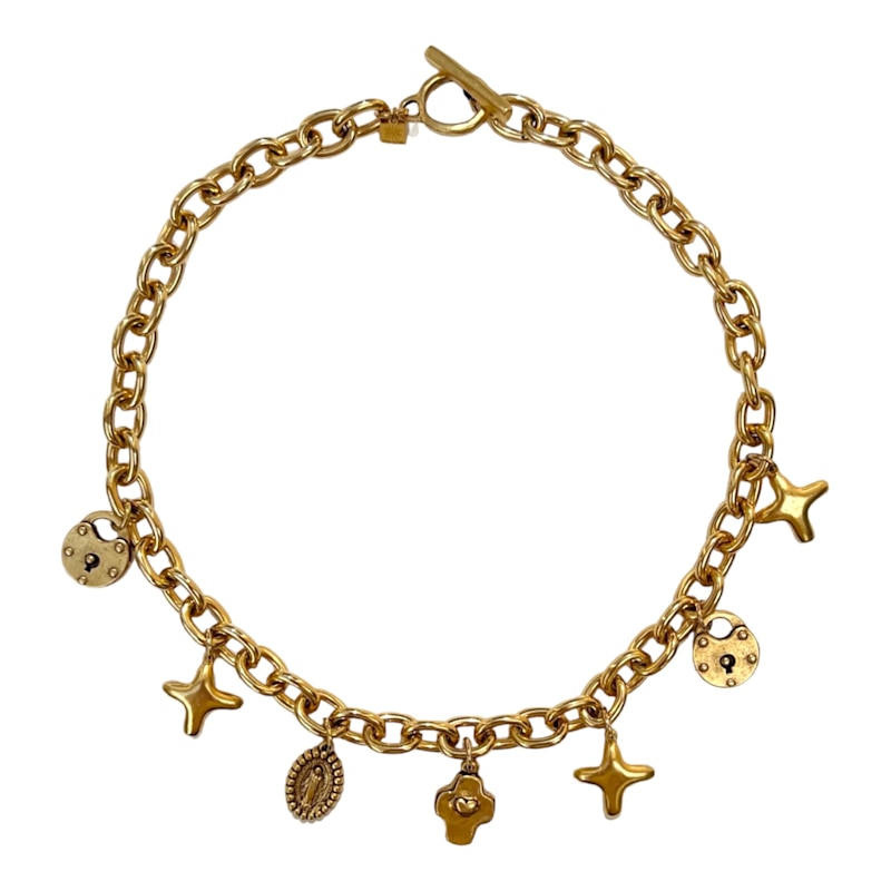 Thumbnail of Lucky Gold Charm Necklace image