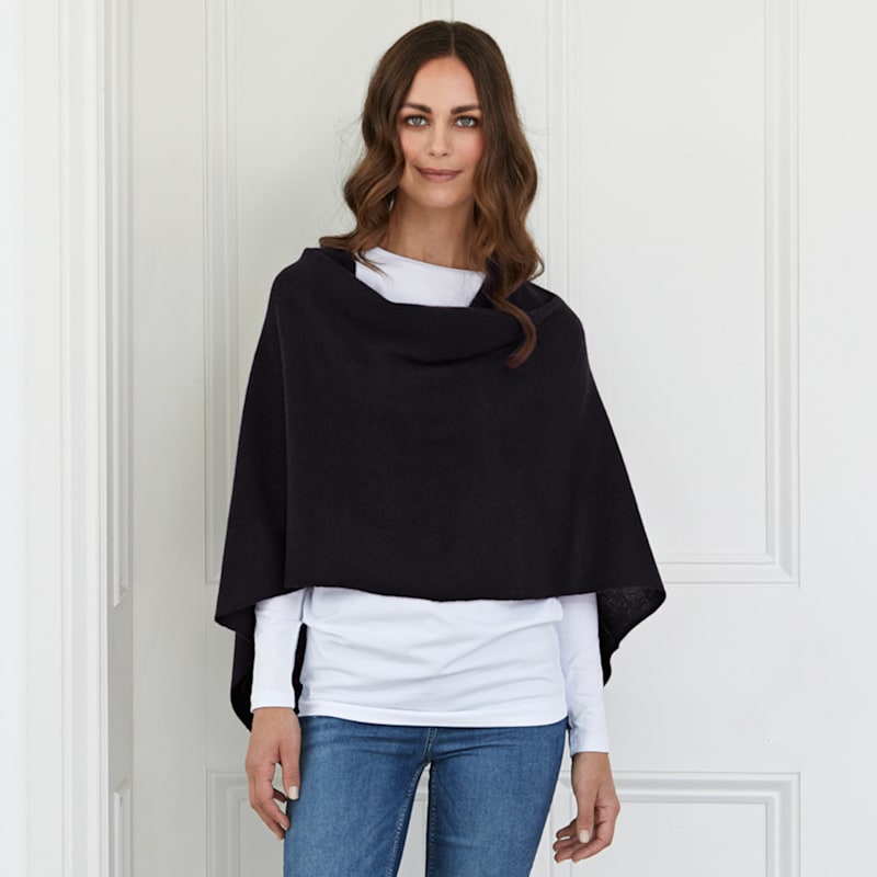 Thumbnail of Lucy Black Multi Way Cashmere Wrap image