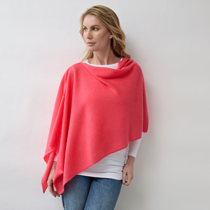 Thumbnail of Lucy Coral Multi Way Cashmere Wrap image