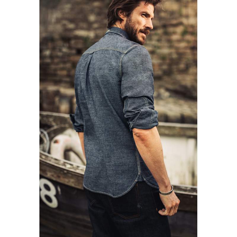 Thumbnail of Luke Shirt Dark Chambray image