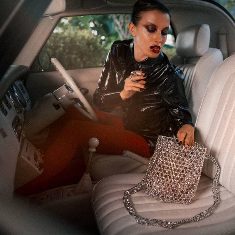Thumbnail of Lula Bucket Bag - Silver image