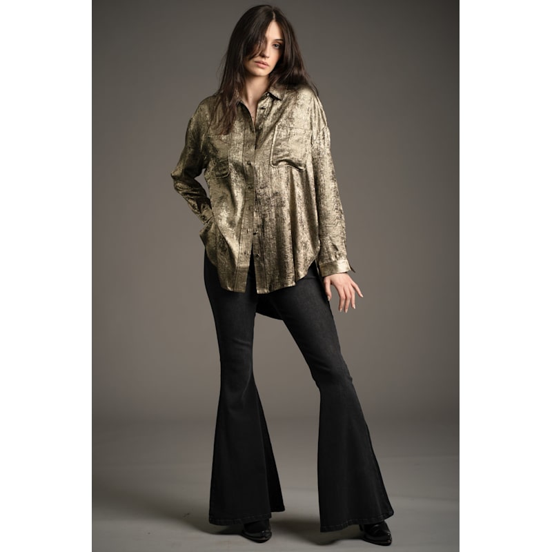Thumbnail of Luna Gold Metallic Shirt image
