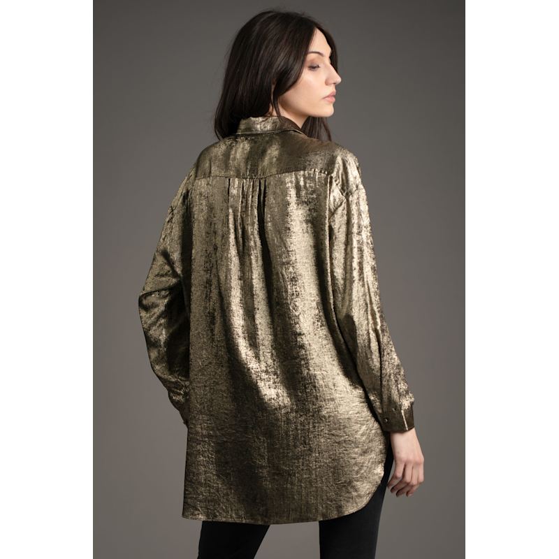 Thumbnail of Luna Gold Metallic Shirt image