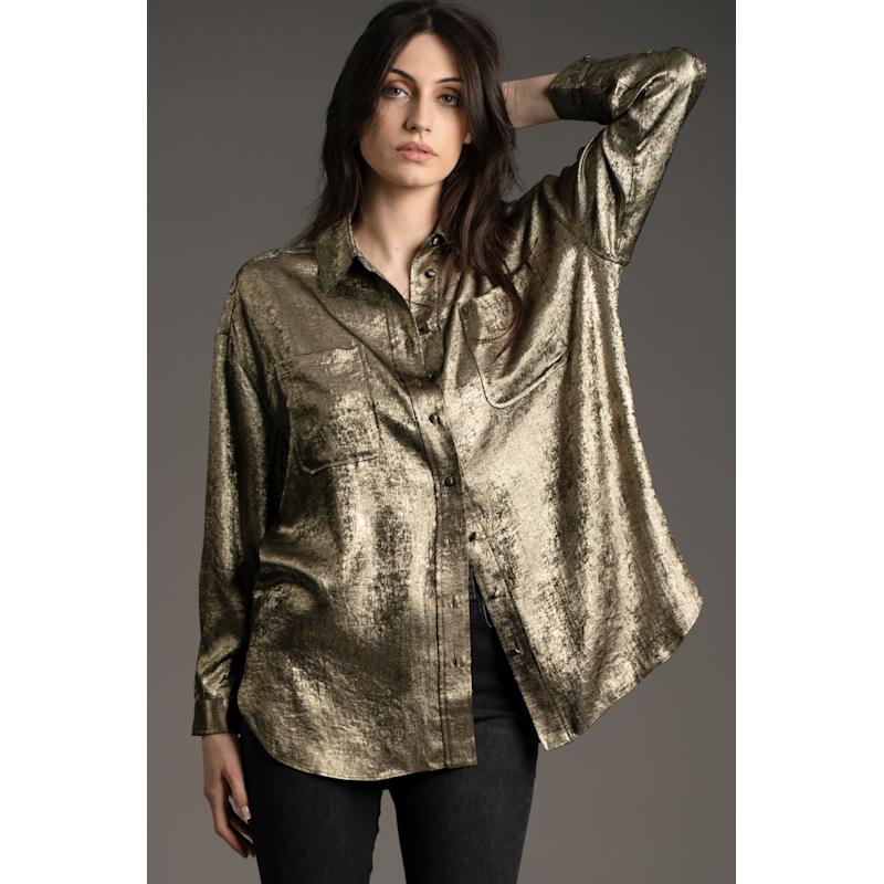 Thumbnail of Luna Gold Metallic Shirt image