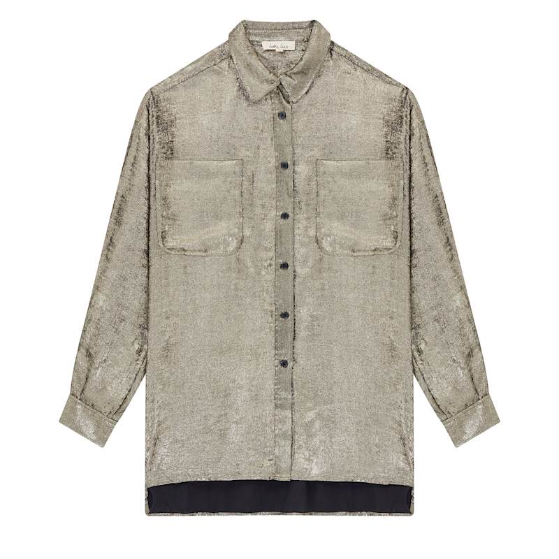 Thumbnail of Luna Gold Metallic Shirt image