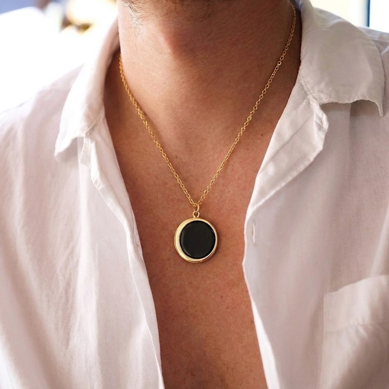 Thumbnail of Luna Shungite Emf Protection Necklace image