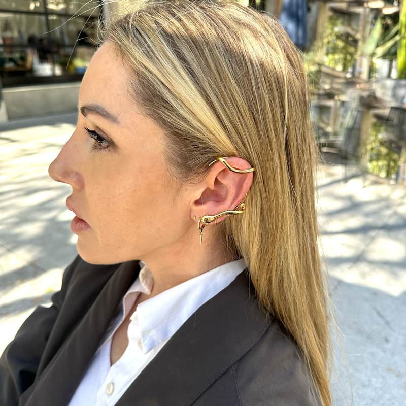 Thumbnail of Modern Gold Ear Cuff Luxe image