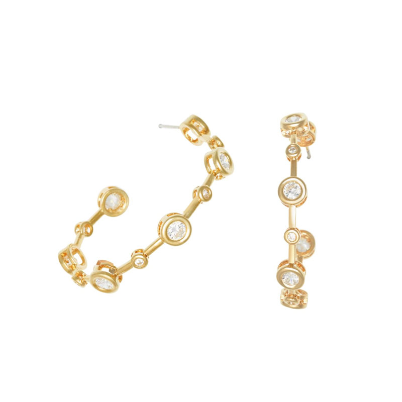 Thumbnail of Luxe Hoops Gold image