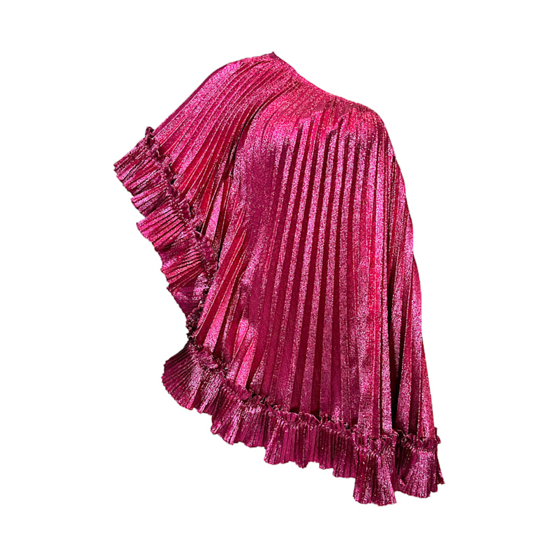 Thumbnail of Luxe Lady Mini Magenta Pleated Ophelia. image