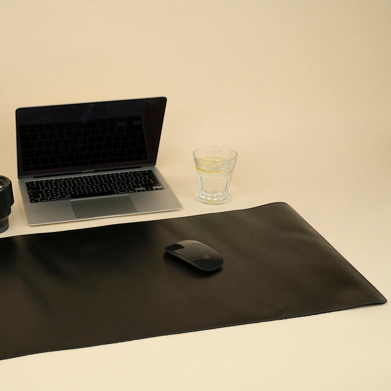 Thumbnail of Luxurious Leather Desk Mat - Black - Tampa image