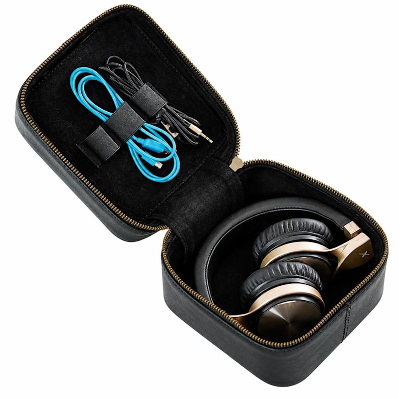 Thumbnail of Luxury Leather Technology Storage Box - Black image