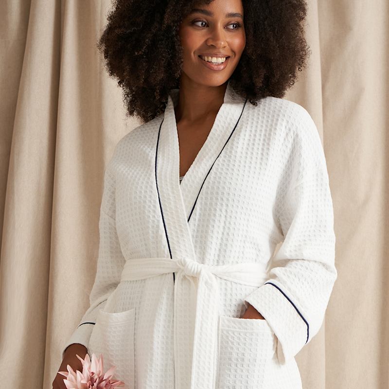 Thumbnail of Luxury Suite Waffle Robe In White image