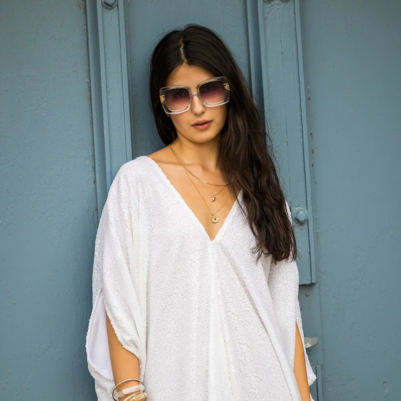Thumbnail of Ivory Sequin Caftan image