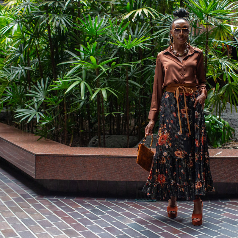 Thumbnail of Lynx Flora Maxi Skirt image