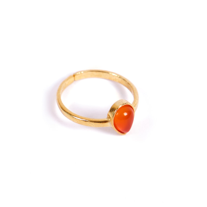 Thumbnail of Lyrical Sunset - Minimalist Ring 24K Gold Plated image