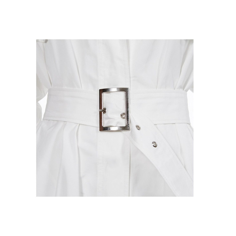 Thumbnail of Vanda White Milk Trench Coat image