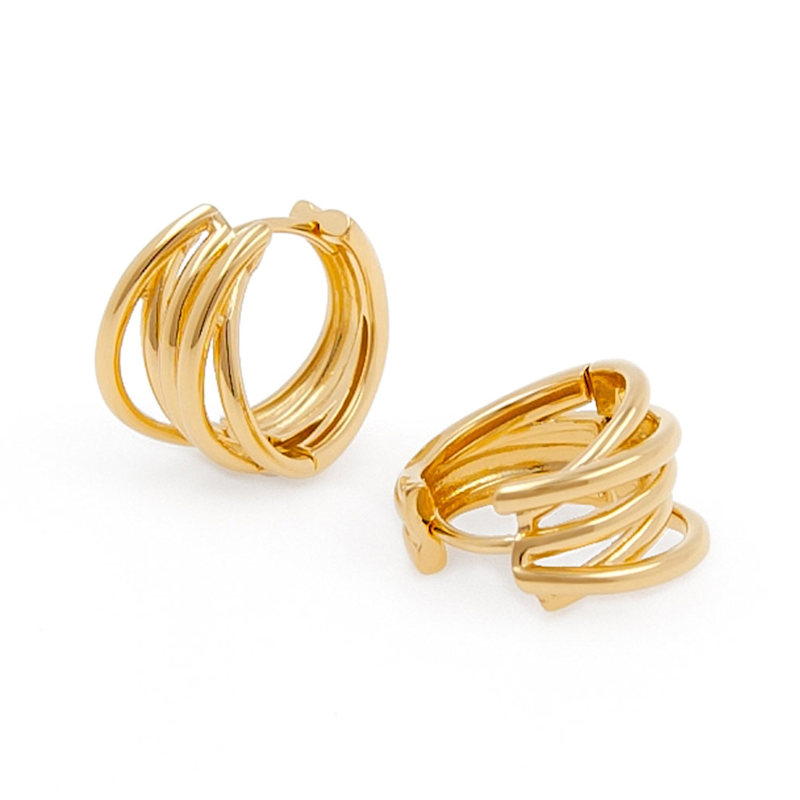 Thumbnail of Spiral Hoop Earrings image