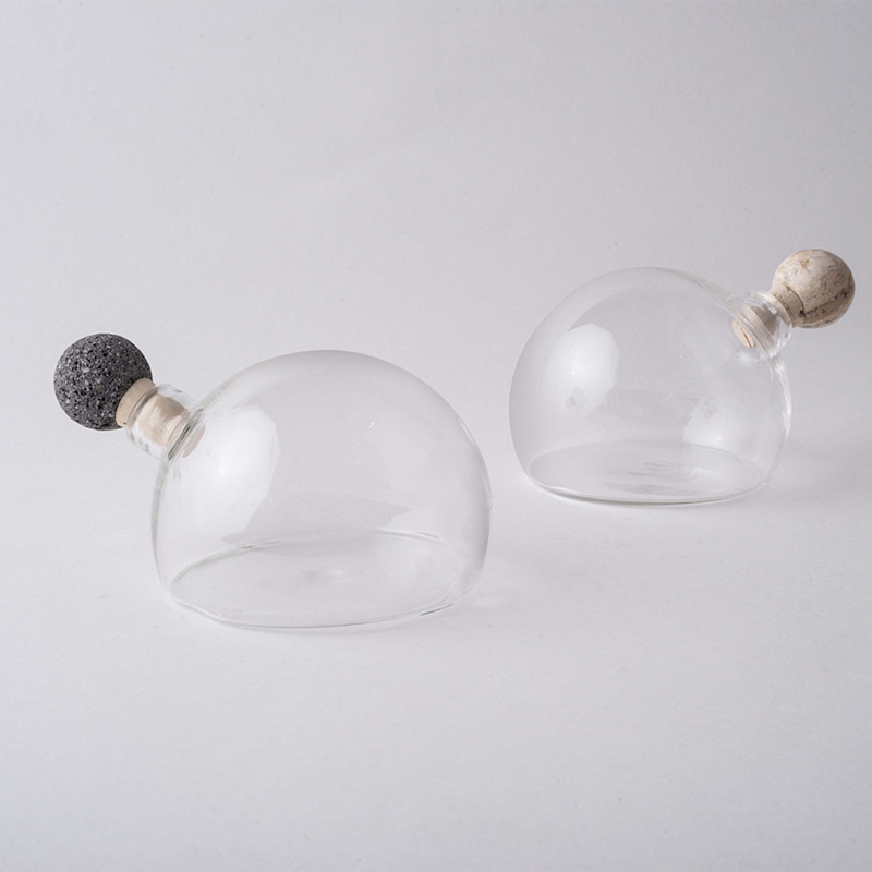 Thumbnail of Galapagos Oil Dispensers With Marble & Lava Stone Lid image