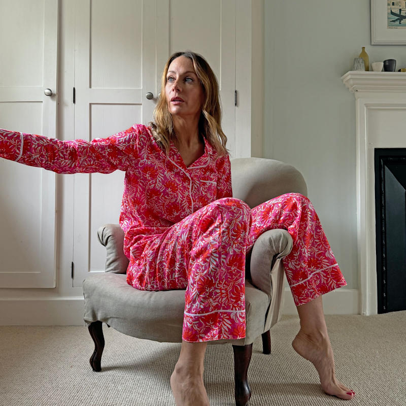 Thumbnail of Magenta & Orange Pyjamas image