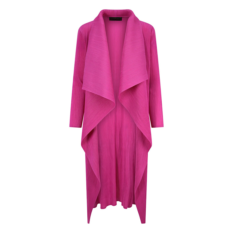 Thumbnail of Magenta Waterfall Crinkle Coat image