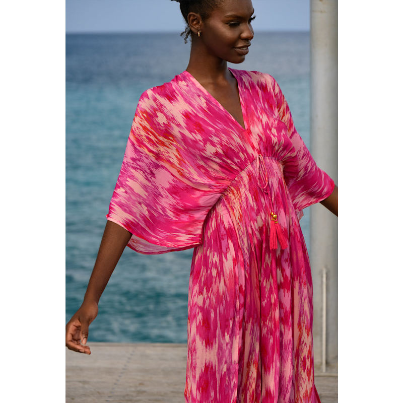 Thumbnail of Magical Magenta Capri Kimono Dress image