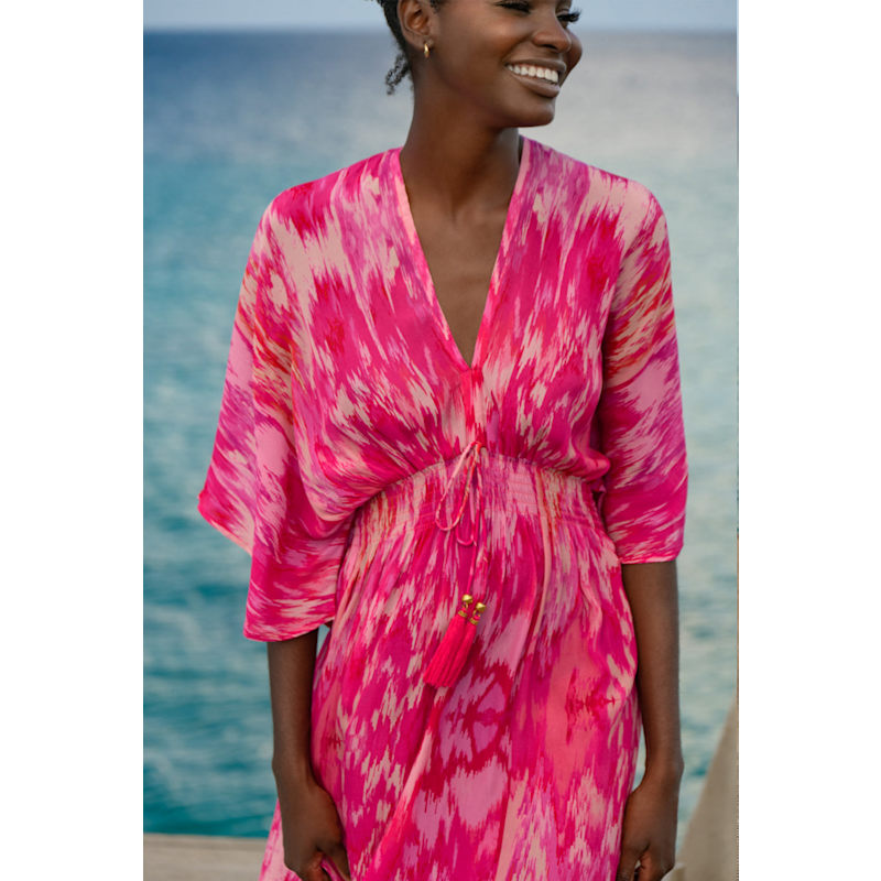 Thumbnail of Magical Magenta Capri Kimono Dress image