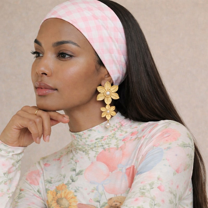 Thumbnail of Magnolia Bloom Drop Earring image