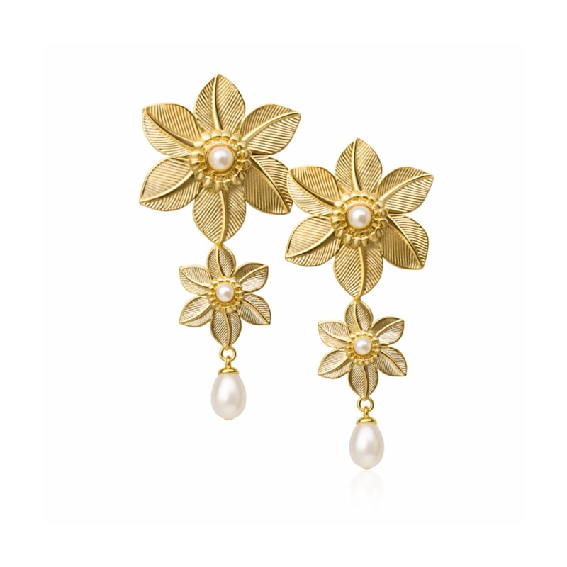 Thumbnail of Magnolia Bloom Drop Earring image
