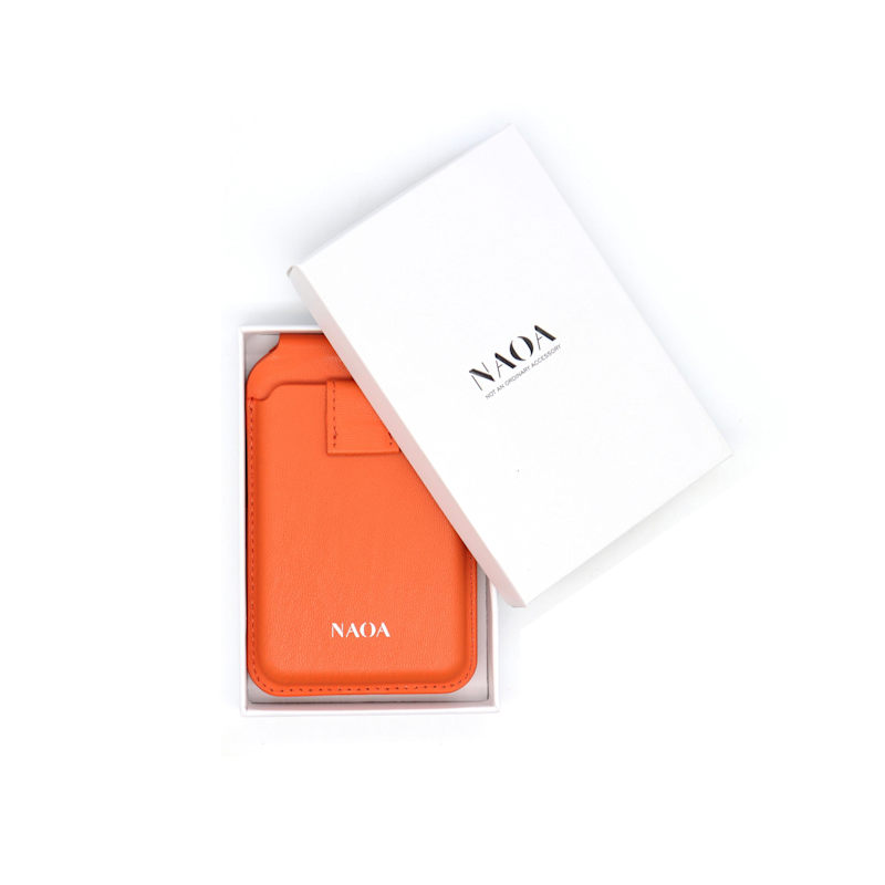 Thumbnail of Magsafe Wallet & Phone Stand Tangerine image