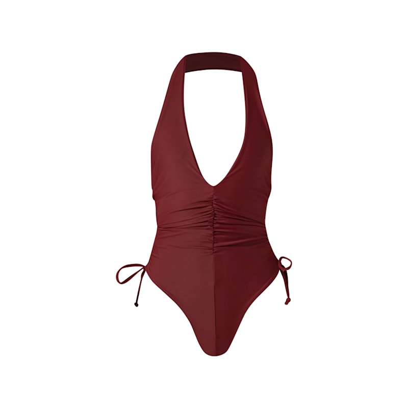 Thumbnail of Mahalo Bikini Set In Burgundy Color image