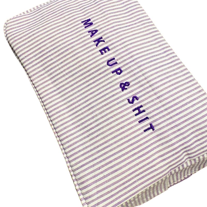 Thumbnail of Make Up & Shit Purple Pouch image