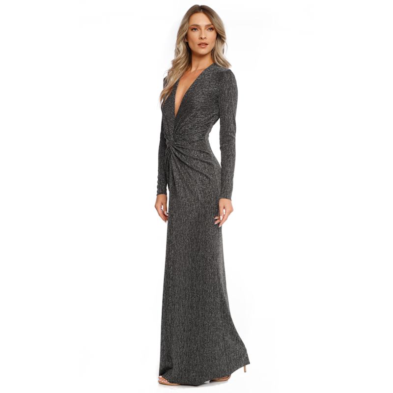 Silver Jersey Dress main image 1