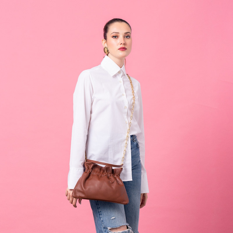 Thumbnail of Manhattan Bag - Navy Blue Leather image