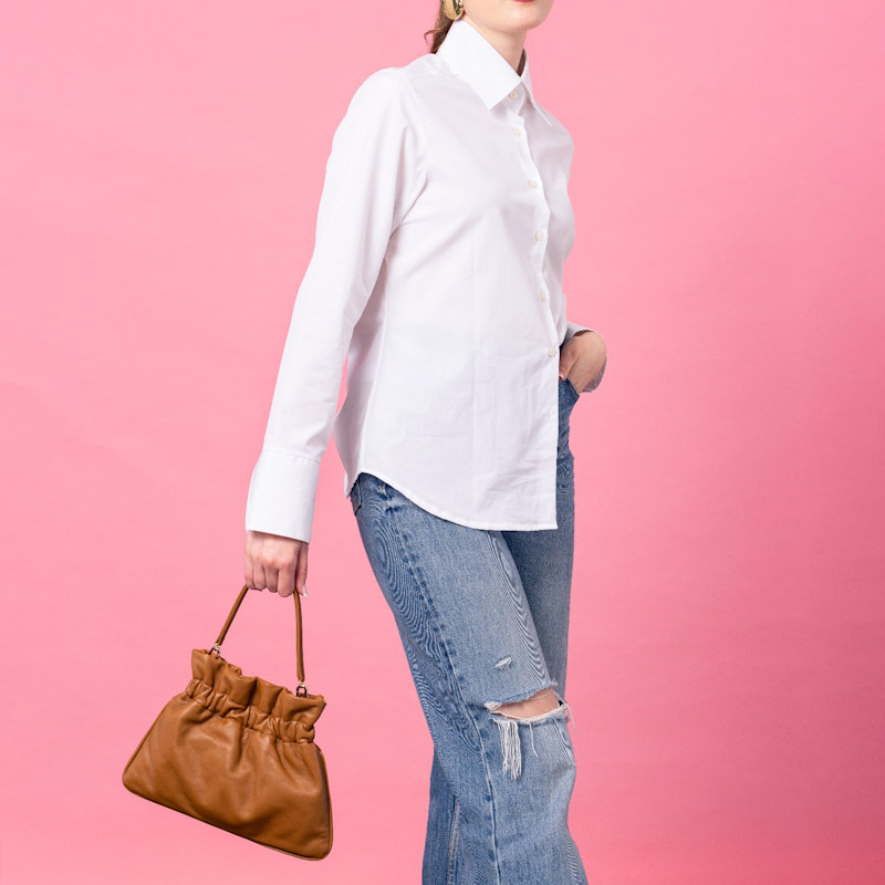 Thumbnail of Manhattan Bag - Sky Blue Leather image