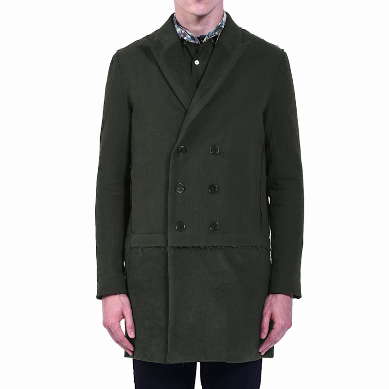 Thumbnail of Bi-Material Tailored Coat image