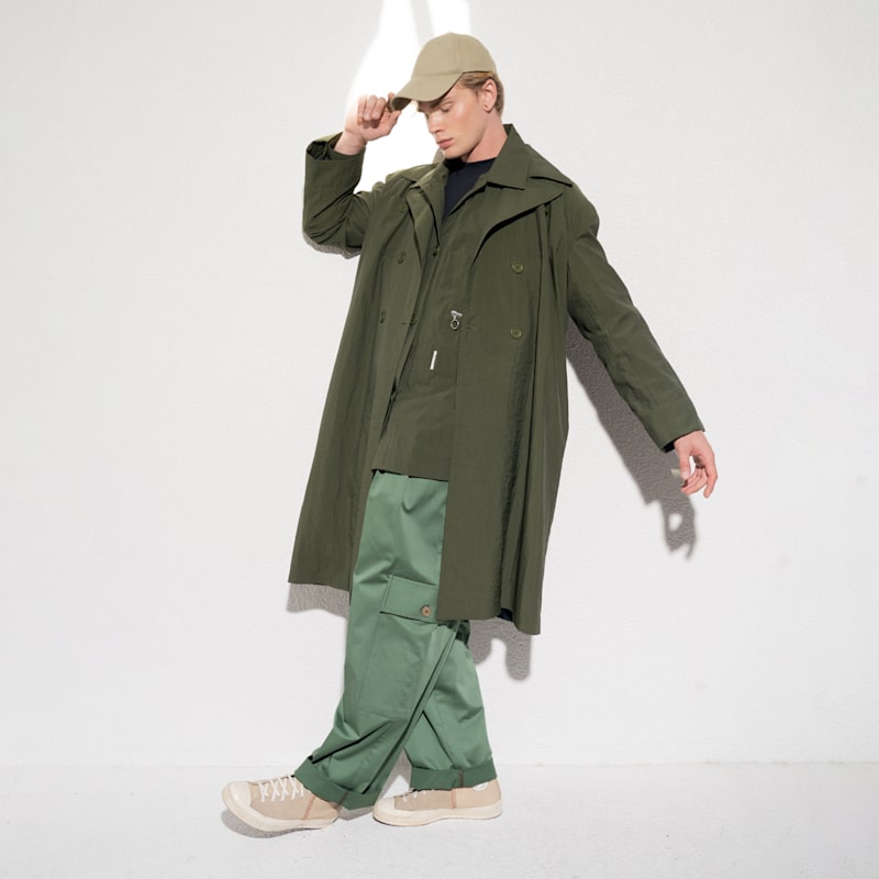 Thumbnail of Maple Trench Coat Green Men image