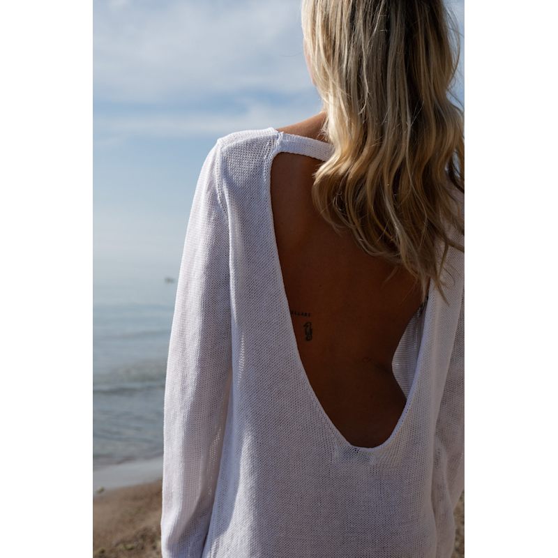 Thumbnail of Mare 100% Linen Long Dress White image
