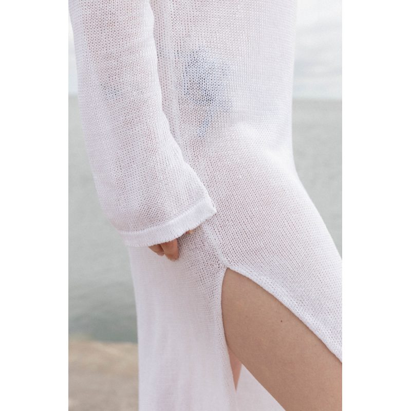 Thumbnail of Mare 100% Linen Long Dress White image