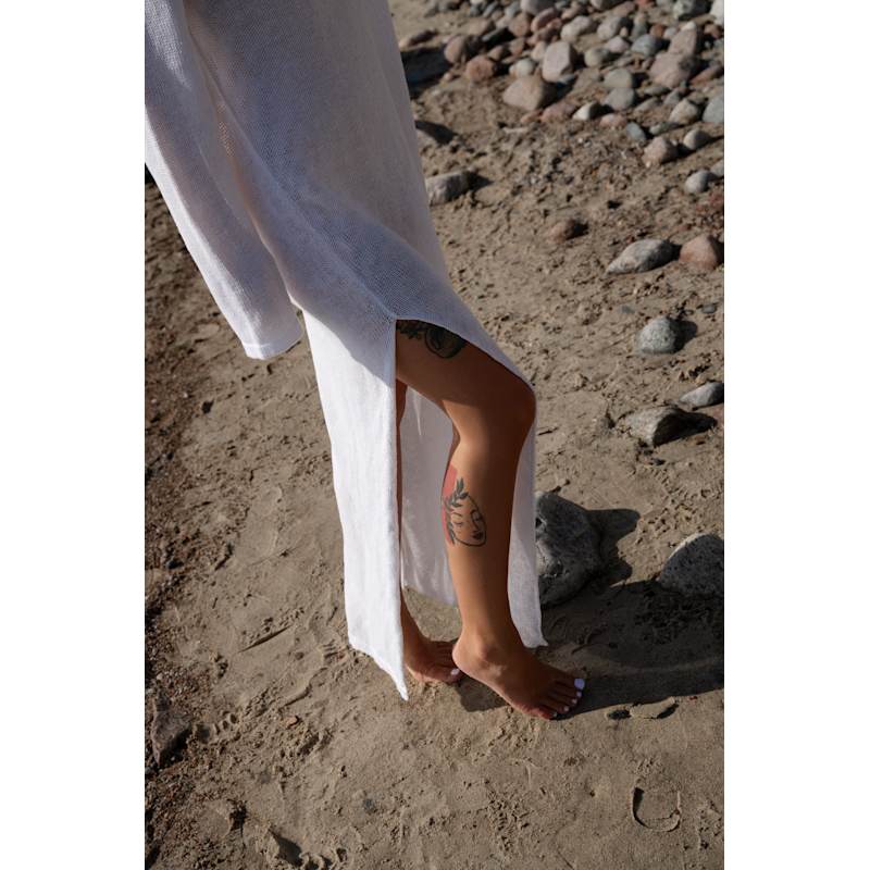 Thumbnail of Mare 100% Linen Long Dress White image