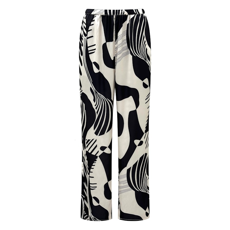 Thumbnail of Black And White Retro Pants Suit - Margaux image