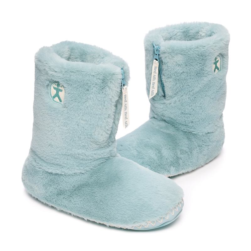 Thumbnail of Marilyn - Classic Faux Fur Slipper Boot - Seafoam/Turquoise image