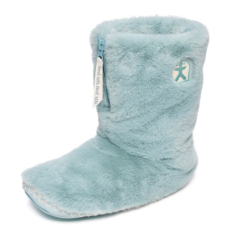 Thumbnail of Marilyn - Classic Faux Fur Slipper Boot - Seafoam/Turquoise image