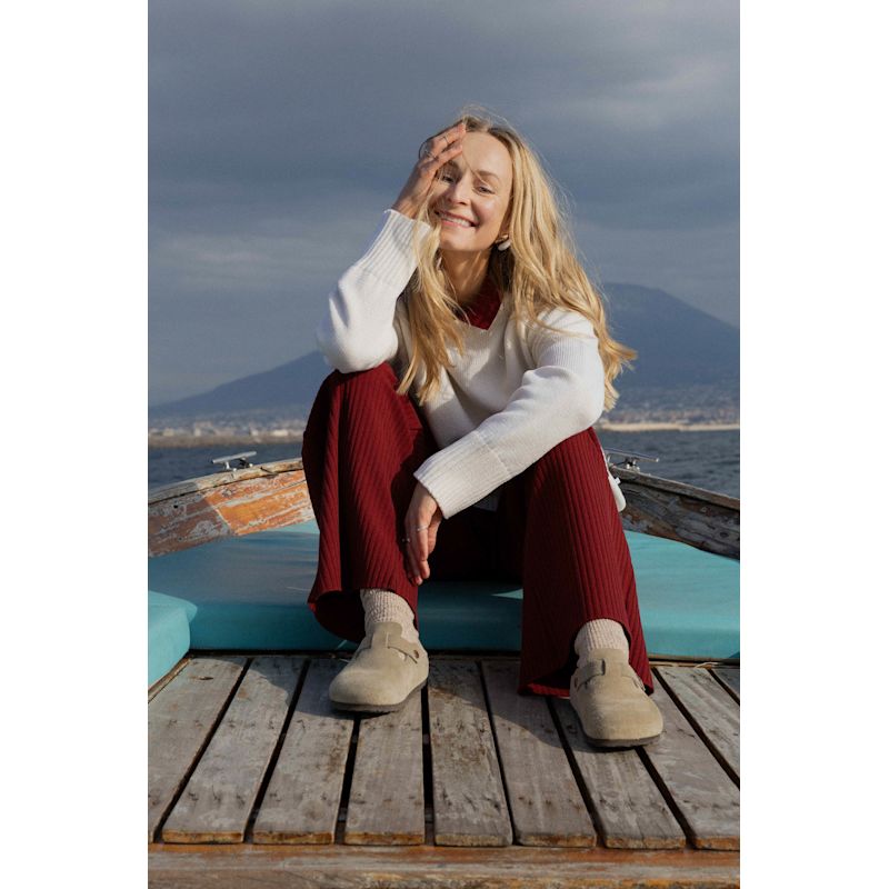 Thumbnail of Marina 100% Merino Jumper White image