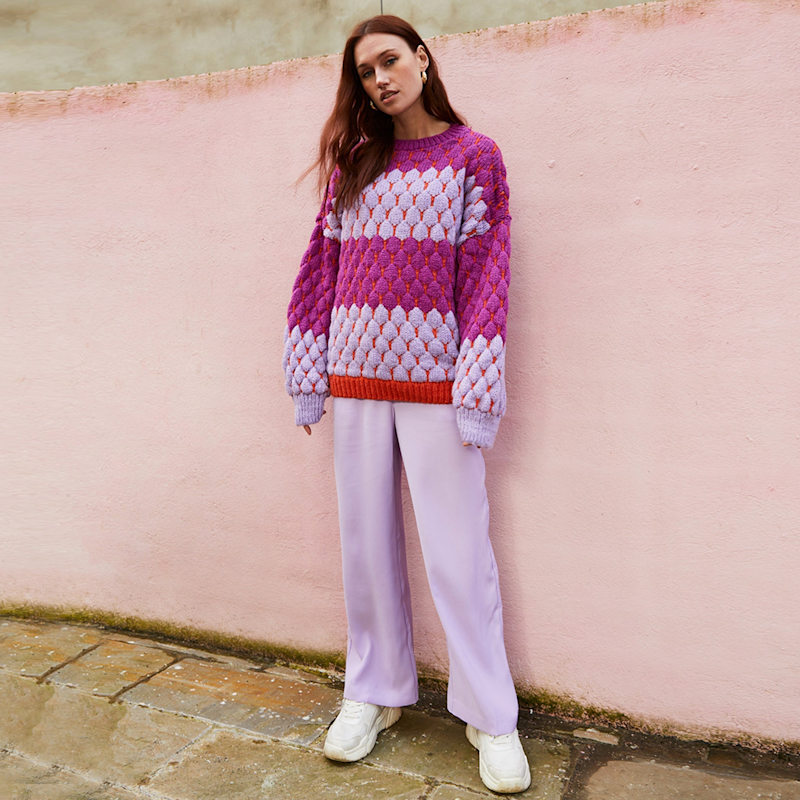 Thumbnail of Marissa Bubble Stitch Stripe Jumper - Multi image