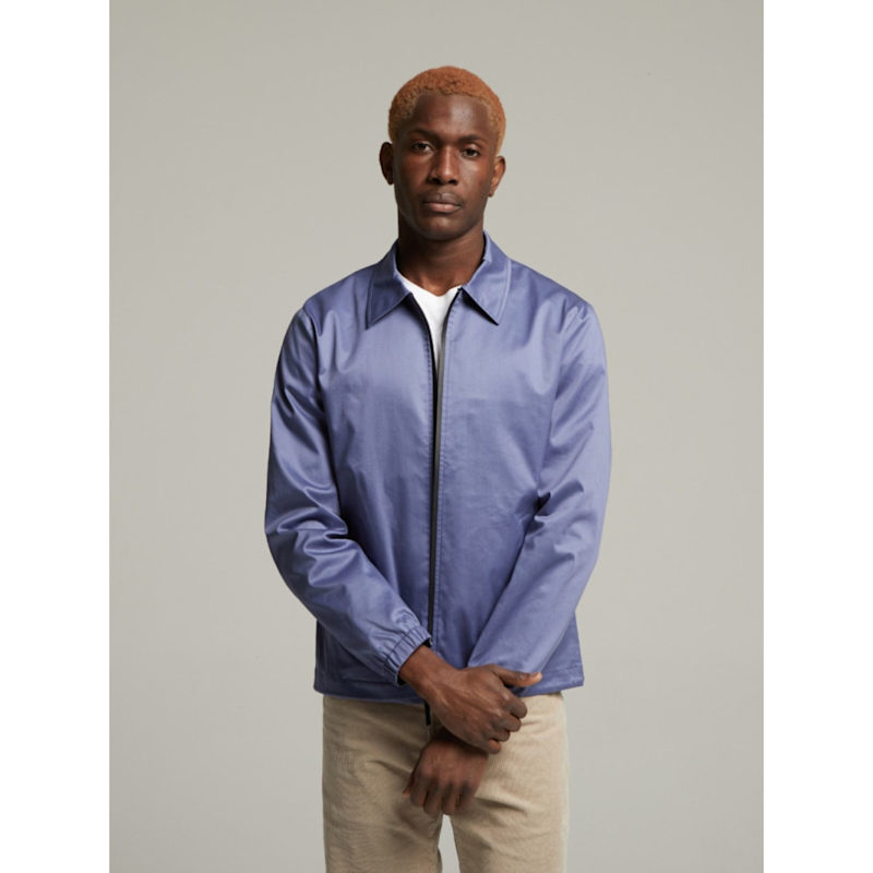 Martelloz Zip Coach Jacket - Blue | Guards London | Wolf & Badger