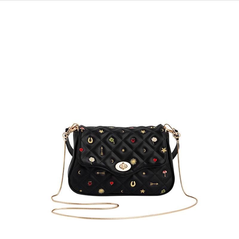 Thumbnail of Mary Motif Quilted Crossbody Clutch image