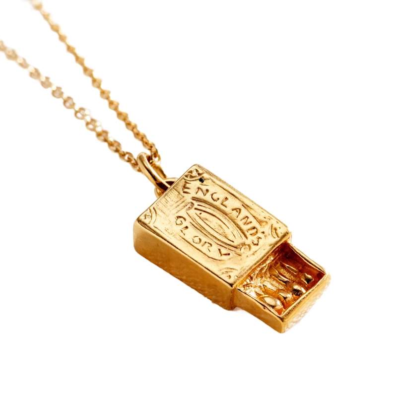 Thumbnail of Matchbox Gold Charm Necklace image