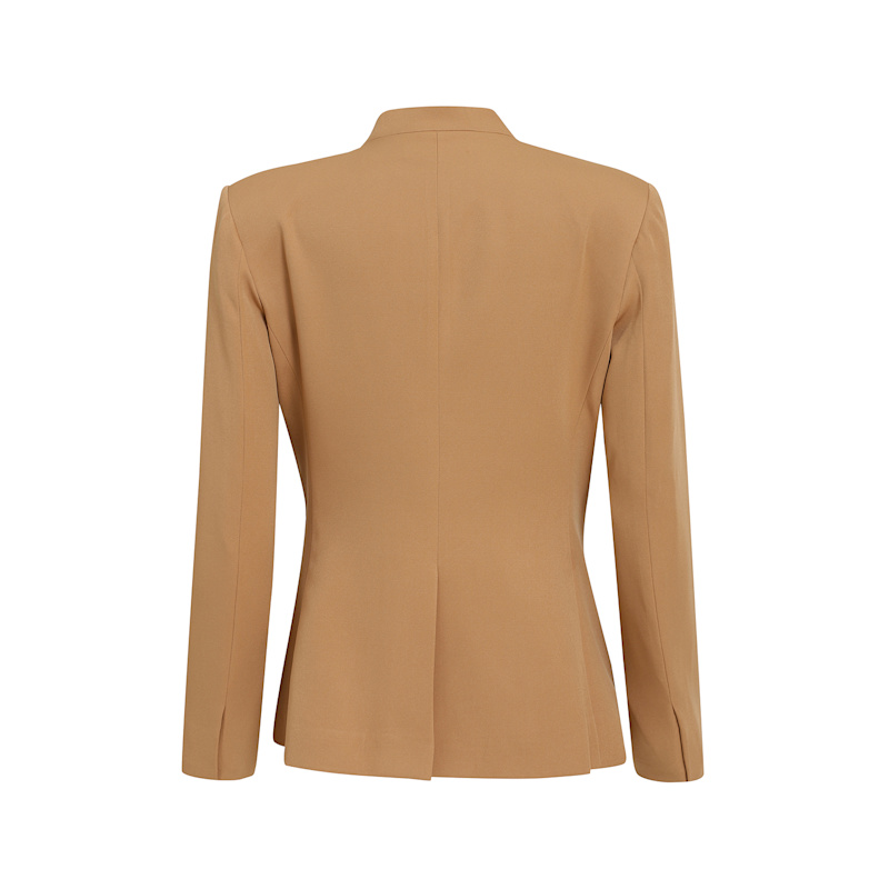 Thumbnail of Matriarch Pleat Jacket For Women - Camel Brown image